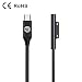 J-Go Tech Original Surface Connect To USB-C Charging Cable 15V/3A with CE and ROHS Safety Certificates (For Microsoft Surface Pro 3/4/5/6/7 Surface Book 1 Surface Go Surface Laptop 1/2/3)