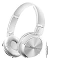 (CERTIFIED REFURBISHED) Philips SHL3095WT/94 DJ Style Monitoring Headphone with Mic (White)