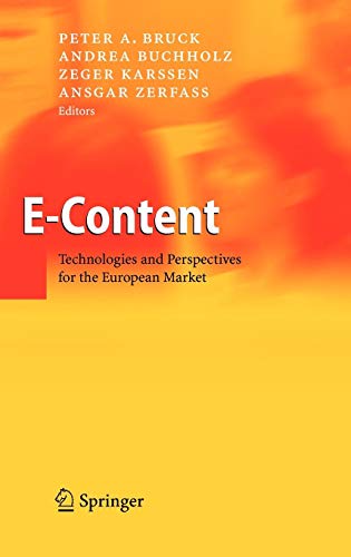 E-Content: Technologies and Perspectives for the European Market