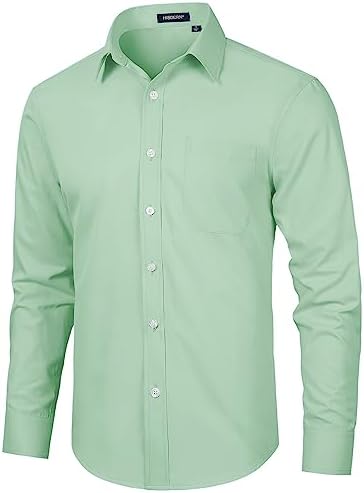 madison slim fit dress shirts Madison Slim Fit Mens Button Down Dress Shirt Gray 16-16 1/2 34/35 Size Large