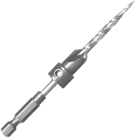 82609 9/64" Hex Shank Taper Drill Bit & Countersink for #6 Screws