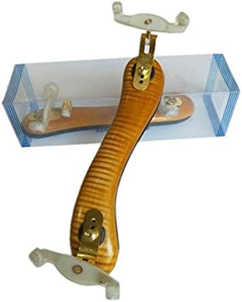Violin Shoulder Rest, Collapsible Adjustable Wood Shoulder Rest for 3/4 and 4/4 Violin