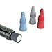 Wine and Beverage Bottle Stoppers Set of 4, Assorted Colors, Silicone with Grip Top Maintains Vacuum for Long Lasting Freshness. Easy to Use, Essential Beverage Accessory