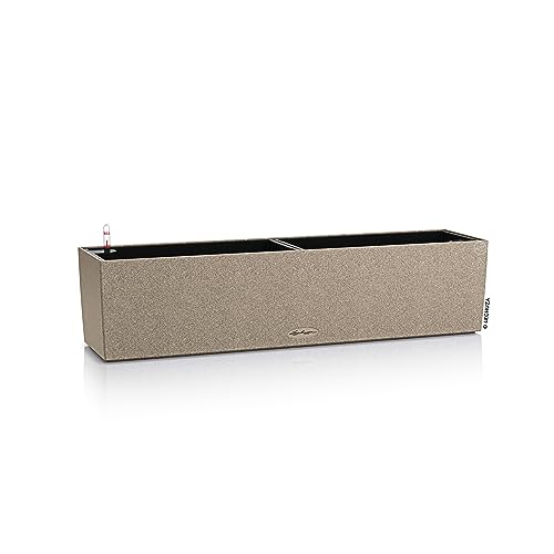 LECHUZA-Gefaess mit Bewaesserungssystem Balconera Stone 80 sandbeige | 15661