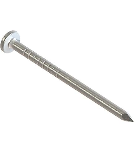 3” X 10d Aluminum Smooth Shank Siding Nails – 8 Gauge, 500-Pack, Rust-Resistant, For Vinyl & Aluminum Siding, Roofing, Facia