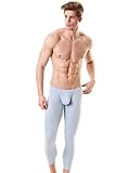 N2N Bodywear RR1 -Cotton Rib Runner Long John Pants