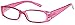 GAMMA RAY READERS 6 Pairs Ladies' Readers includes Sunglass Reader Quality Spring Hinge Reading Glasses for Women +2.00