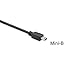 Luxebell Premium Mini USB Data Transfer Charging Cable Cord for GoPro Hero 4 3+ 3 Silver Black White, Hero HD - 9.84 Feet(3 Meters)