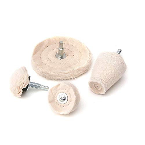 SHININGEYES Polishing Wheel for Drill 4 Pack, Buffing Wheel Polisher