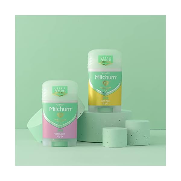 Mitchum Women Triple Odor Defense 48HR Protection Deodorant Stick & Antiperspirant (41g) Pure Fresh, Dermatologist…