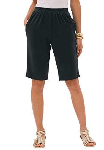 womens plus size soft shorts