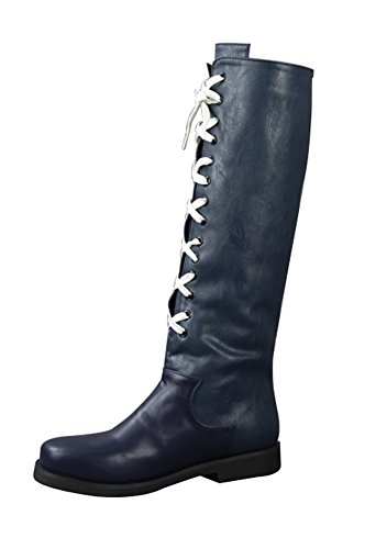 Mtxc Women's Final Fantasy X-2 Cosplay Yuna Boots Blue