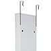 Homegear Modern Door/Wall Mounted Mirrored Jewelry Cabinet Organizer Storage White
