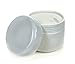 12 New, High Quality, White, 2 oz Cosmetic Jars, with Liners and Dome Lids