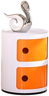 Simple modern,Multi-Function round plastic storage cabinet mini bedside cabinet bedroom corner cabinet locker-C
