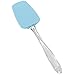 Culinary Corner® Easy Flex Silicone Spatulas | Set of 3 Includes Small, Medium and Large Spoon Style Spatula for Home or Professional Baking Needs | Perfect Tools for Cake Decorating | Heat Resistant | Blue Cooking Utensils | Hanging Kitchen Supplies
