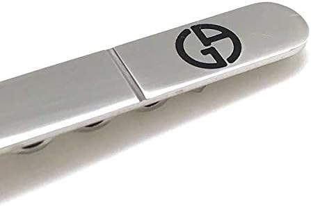 Amazon Co Jp ジョルジオアルマーニ Giorgio Armani ネクタイピン シルバー ブラック 53l630 630 000 服 ファッション小物