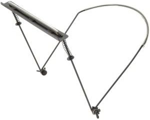 Chicago Blues Spring Loaded Hands Free Harmonica Holder, Black (HH)