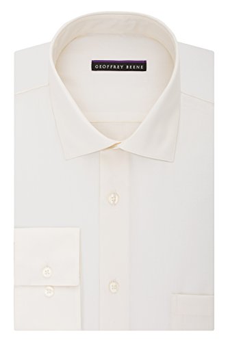 Geoffrey Beene Men's Regular Fit Sateen Solid Dress Shirt, - Import It All