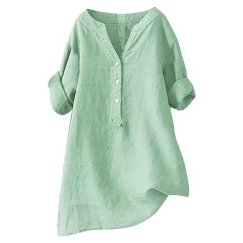 iQKA Women Plus Size Shirts, Ladies Short Sleeve
