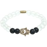Boza BO310 Beaded Bracelet for Unisex - Black & White