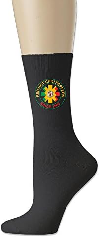Red Hot Chili Peppers Of Los Angeles Since 1983 Crew Socks Black