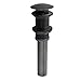 VCCUCINE Oil Rubbed Bronze Bathroom Lavatory Vessel Sink Pop Up Drain Stopper, Without Overflow