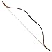 Huntingdoor Traditional Longbow Hunting Bow Recurve Bow 30-55LBS Archery Bows with String Brown (45lbs)