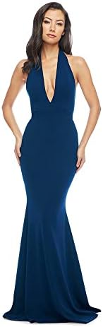 dress the population ellen gown Dress the Population Women's Ellen Strapless Dress Solid Crepe Long Gown W Slit Dress, Bronze, S at Amazon Women's Clothing store