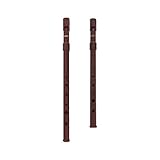 SMARTWOODI Set of 2 Irish Whistles Wood Grain Key