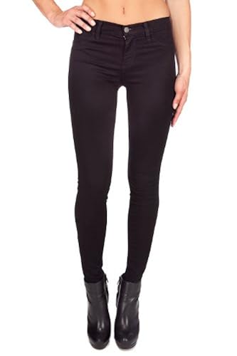 J Brand 485 Luxe Sateen Super Skinny in Oman Whizz Jeans