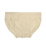 Ecoland Women's Organic Cotton Hi-cut Brief (2 pcs/pack) - Made in USA - Natural Only