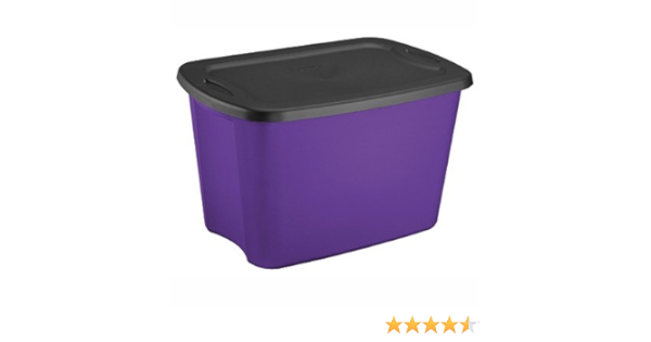 purple sterilite tote