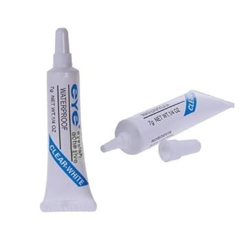 Osking EYE Eyelash Adhesive/Glue Waterproof Clear White 7G (1.4 Oz)
