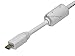 Monoprice 1.5-Feet USB 2.0 A Male to Micro 5pin Male 28/24AWG Cable with Ferrite Core (Gold Plated), White (108639)