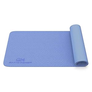 Gainz Maker Hiit Mat | High Impact Exercise Mat | Fitness Mat | Yoga Pilates Mat | TPE | Gym Mat | Non Slip | Eco-Friendly
