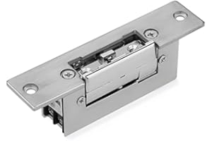 Dioche 12V Electric Strike Lock, Adjustable Narrow-Type Door Lock, Double Unlock Mode, Access Control Intelligent Cathode Loc