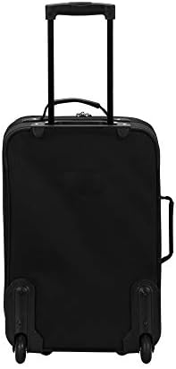 Rockland Fashion Softside Upright Luggage Set, Black, 2-Piece (14/20) 2 Rockland Fashion Softside Upright Luggage Set, Black, 2-Piece (14/20)