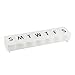 Apex 7-Day Ultra Bubble-Lok Pill Organizer (Large, Opaque White)