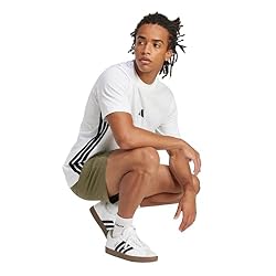 adidas Men's Essentials 3-Stripes Single Jersey