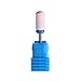 SpeTool Ceramic Nail Drill Bits Cylinder with Smooth Top Electric File 3/32 Inch Manicure Pedicure Nail Art Tool, Medium, Pink