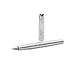 Parker IM Premium Chrome Chiseled Fountain Pen, Medium Nib, Blue Ink