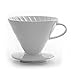 Tanors Pour Over Coffee Dripper. Pour Over Coffee Maker. Size 2 White