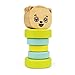 Bimi Boo Wooden Rattle - Wooden Baby Toys - Wooden Teether - Organic Baby Toys (Natural Beech Wood, Safe Water-Based Paint)
