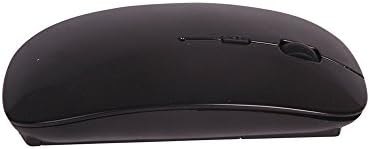 Weddecor Portable Wireless Mouse Bluetooth 2.4 Ghz 1200 DPI Optical Small USB Stick for Computer, Laptop, PC, Notebook, Ultrabook Work, Black, 1pc