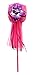 Girls Hot Pink and Purple Fairy Costume with Wings, Rosebud Wand and Tutu