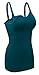 DAISITY Womens Maternity Nursing Tank Cami for Breastfeeding with Adjustable Straps Pack of 3 Color Blue Red Green Size L