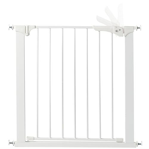 KidCo Gateway Baby Pressure Gate - No Tools or Wall Cups Required, Visual Pressure Indicator, Hold Open Safety Gate - G1000, White