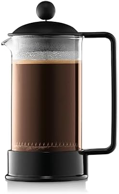 1543-01SA-10 Brazil Kaffeebereiter 3 Tassen, 0,35 l, Schwarz
