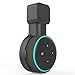 Outlet Wall Mount Holder for Dot 3 Speaker, A Space-Saving Solution for Your Smart Home Speakers, Clever Dot Accessories with Cord Arrangement Hide Messy Wires (Black)